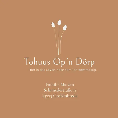 Apartment Tohuus Op'n Doerp Grossenbrode